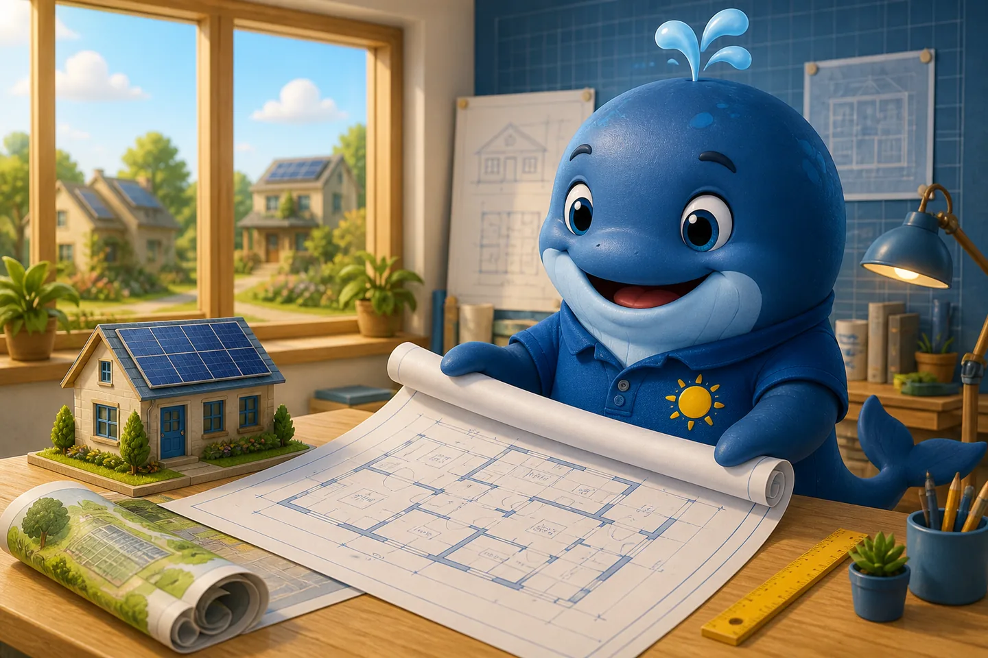 BluePrint the Whale organizing property reports and house drawings